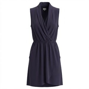 Wilfred Dark Purple Sabine Dress Size S Pockets Cocktail Minimalist Party